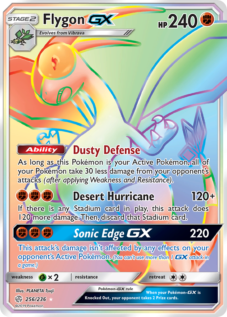 Flygon GX (256/236) [Sun & Moon: Cosmic Eclipse] | Gear Gaming Bentonville