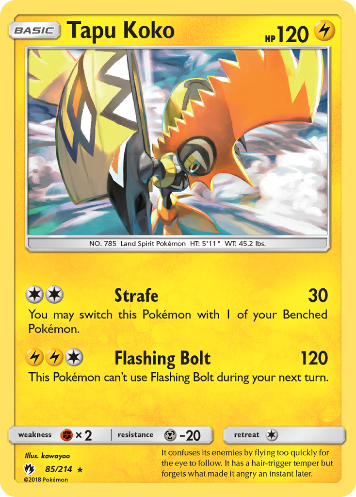 Tapu Koko (85/214) [Sun & Moon: Lost Thunder] | Gear Gaming Bentonville