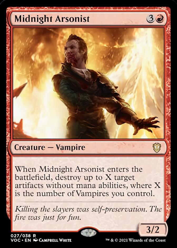 Midnight Arsonist [Innistrad: Crimson Vow Commander] | Gear Gaming Bentonville