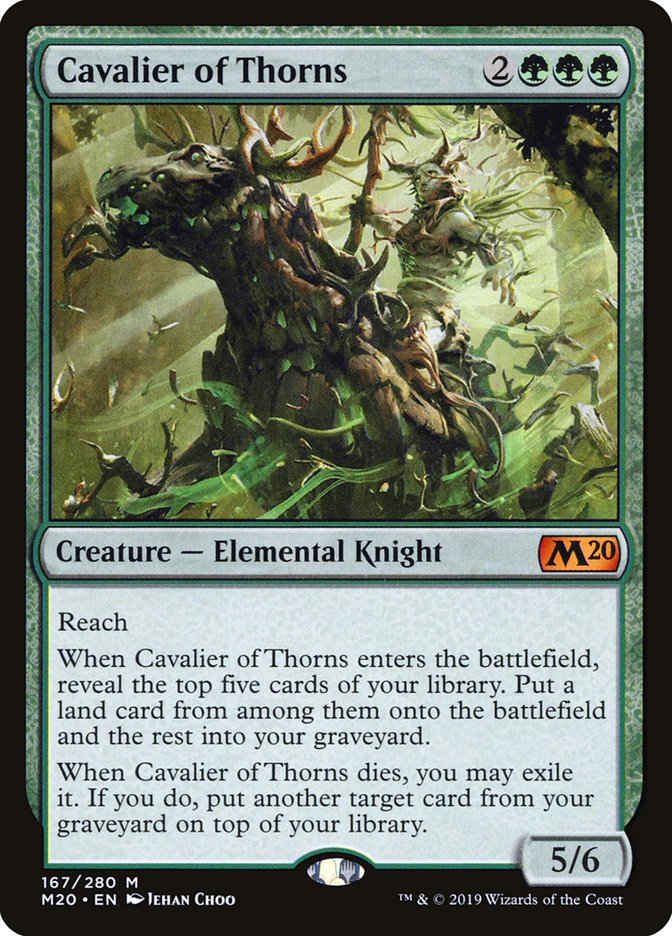 Cavalier of Thorns [Core Set 2020] | Gear Gaming Bentonville