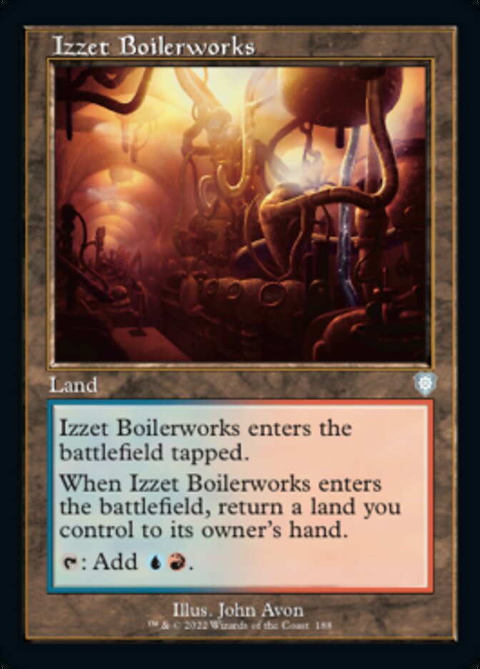 Izzet Boilerworks (Retro) [The Brothers' War Commander] | Gear Gaming Bentonville