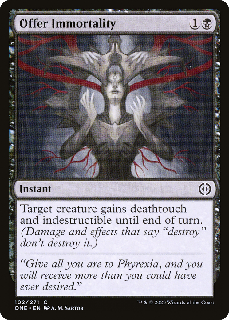 Offer Immortality [Phyrexia: All Will Be One] | Gear Gaming Bentonville