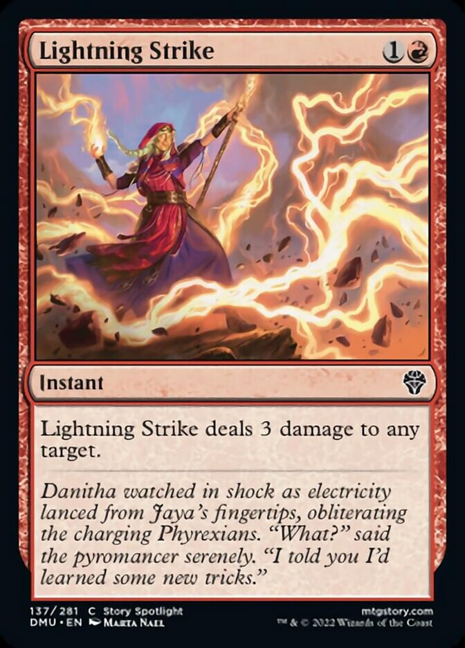 Lightning Strike [Dominaria United] | Gear Gaming Bentonville