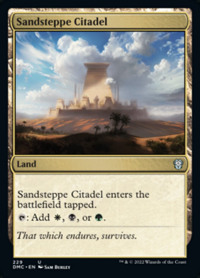 Sandsteppe Citadel [Dominaria United Commander] | Gear Gaming Bentonville