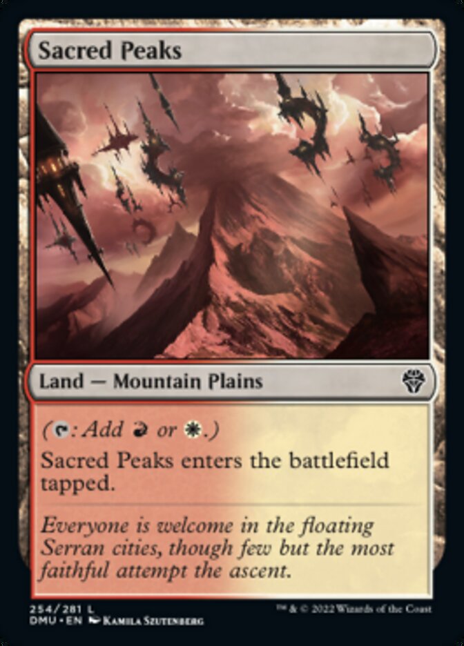 Sacred Peaks [Dominaria United] | Gear Gaming Bentonville