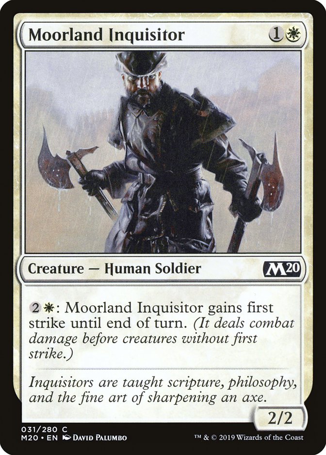 Moorland Inquisitor [Core Set 2020] | Gear Gaming Bentonville