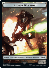 Necron Warrior // Insect Double-Sided (Surge Foil) [Warhammer 40,000 Tokens] | Gear Gaming Bentonville