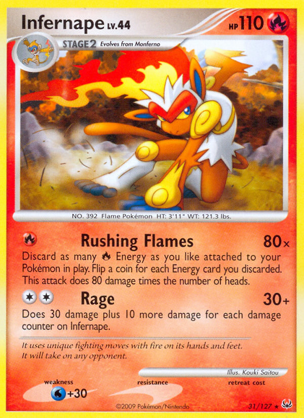 Infernape (31/127) [Platinum: Base Set] | Gear Gaming Bentonville