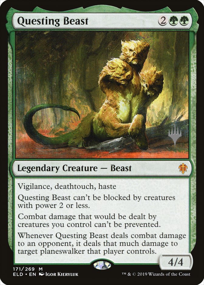 Questing Beast (Promo Pack) [Throne of Eldraine Promos] | Gear Gaming Bentonville