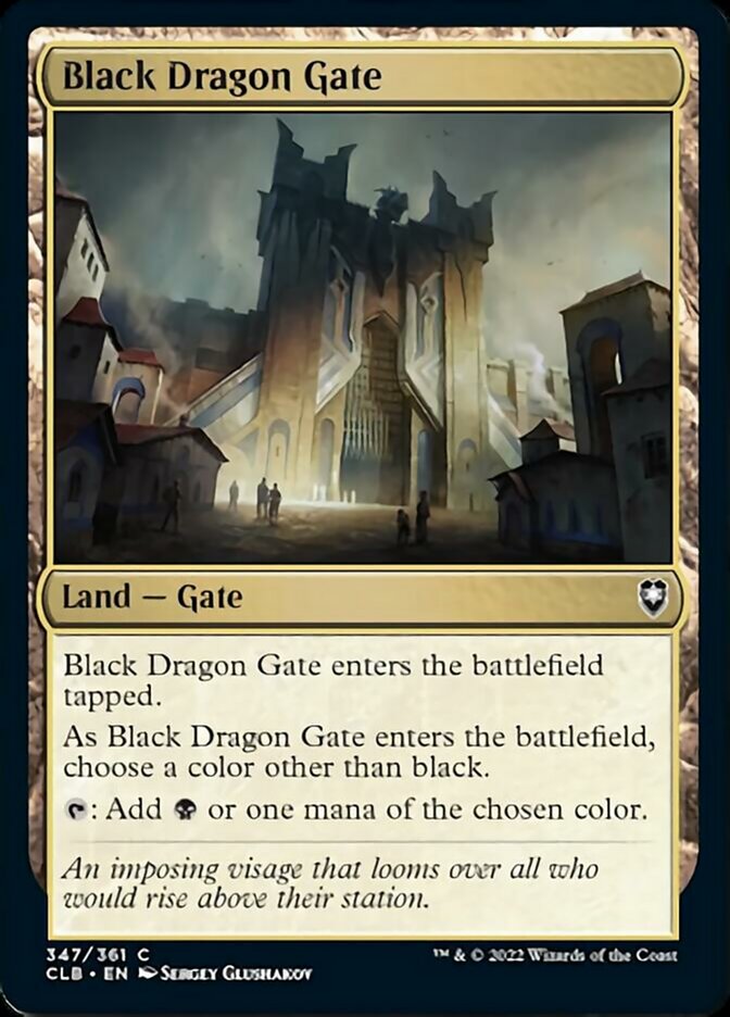 Black Dragon Gate [Commander Legends: Battle for Baldur's Gate] | Gear Gaming Bentonville