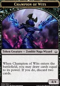 Champion of Wits // Warrior Double-sided Token [Hour of Devastation Tokens] | Gear Gaming Bentonville