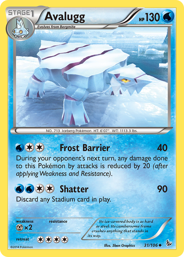 Avalugg (31/106) [XY: Flashfire] | Gear Gaming Bentonville