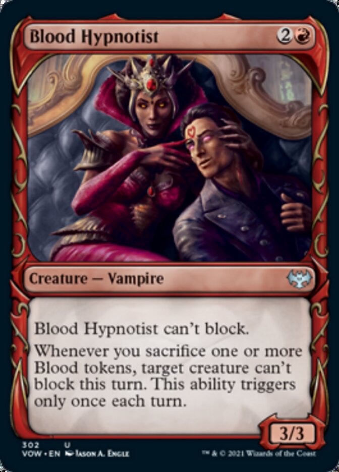 Blood Hypnotist (Showcase Fang Frame) [Innistrad: Crimson Vow] | Gear Gaming Bentonville