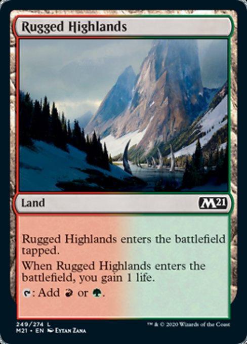 Rugged Highlands [Core Set 2021] | Gear Gaming Bentonville