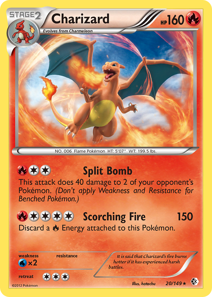 Charizard (20/149) [Black & White: Boundaries Crossed] | Gear Gaming Bentonville