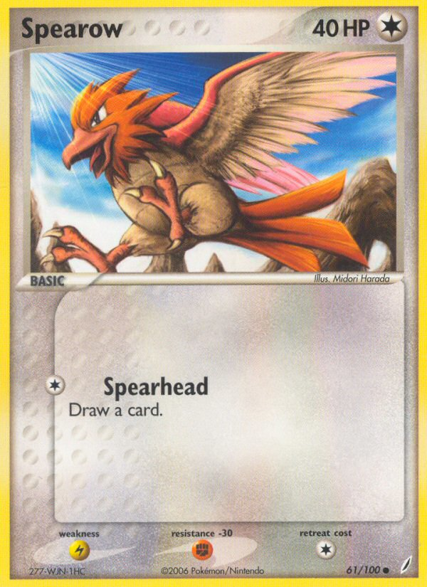 Spearow (61/100) [EX: Crystal Guardians] | Gear Gaming Bentonville