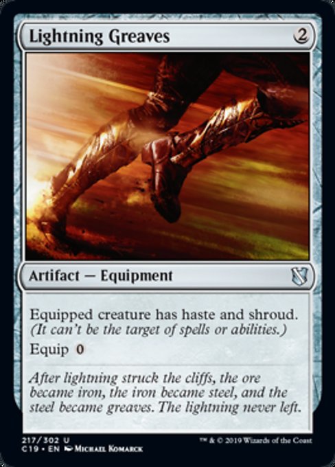 Lightning Greaves [Commander 2019] | Gear Gaming Bentonville