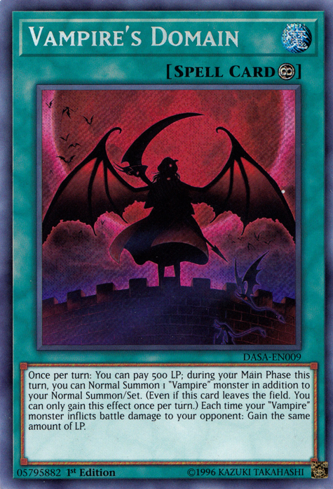 Vampire's Domain [DASA-EN009] Secret Rare | Gear Gaming Bentonville