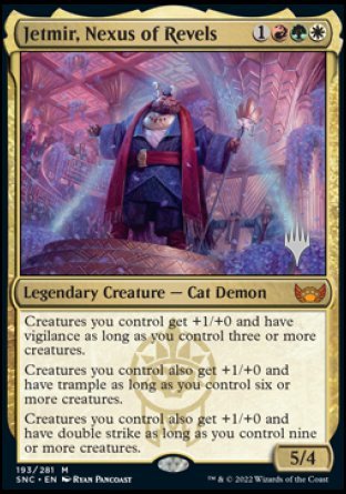 Jetmir, Nexus of Revels (Promo Pack) [Streets of New Capenna Promos] | Gear Gaming Bentonville