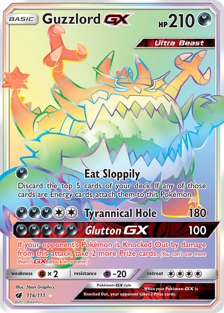 Guzzlord GX (116/111) [Sun & Moon: Crimson Invasion] | Gear Gaming Bentonville