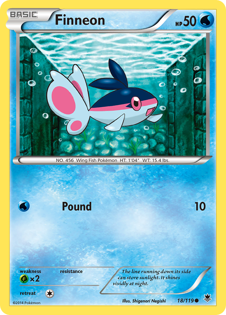 Finneon (18/119) [XY: Phantom Forces] | Gear Gaming Bentonville