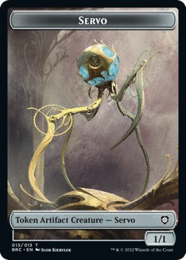 Myr // Servo Double-Sided Token [The Brothers' War Commander Tokens] | Gear Gaming Bentonville