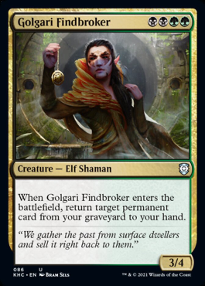 Golgari Findbroker [Kaldheim Commander] | Gear Gaming Bentonville