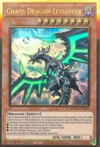 Chaos Dragon Levianeer (Alternate Art) [MAGO-EN017] Gold Rare | Gear Gaming Bentonville