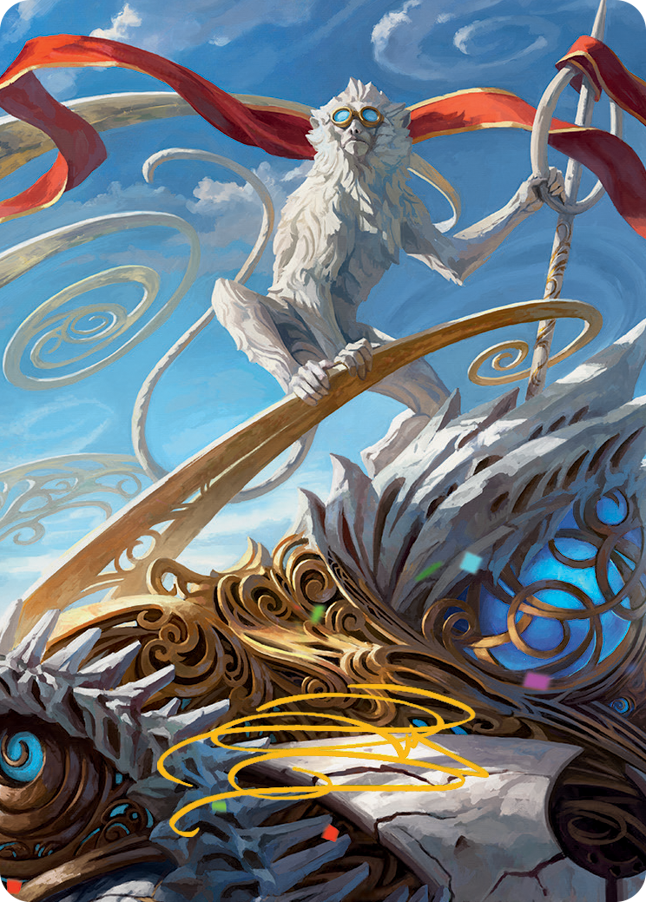 Ragavan, Nimble Pilferer Art Card (Gold-Stamped Signature) [March of the Machine Art Series] | Gear Gaming Bentonville