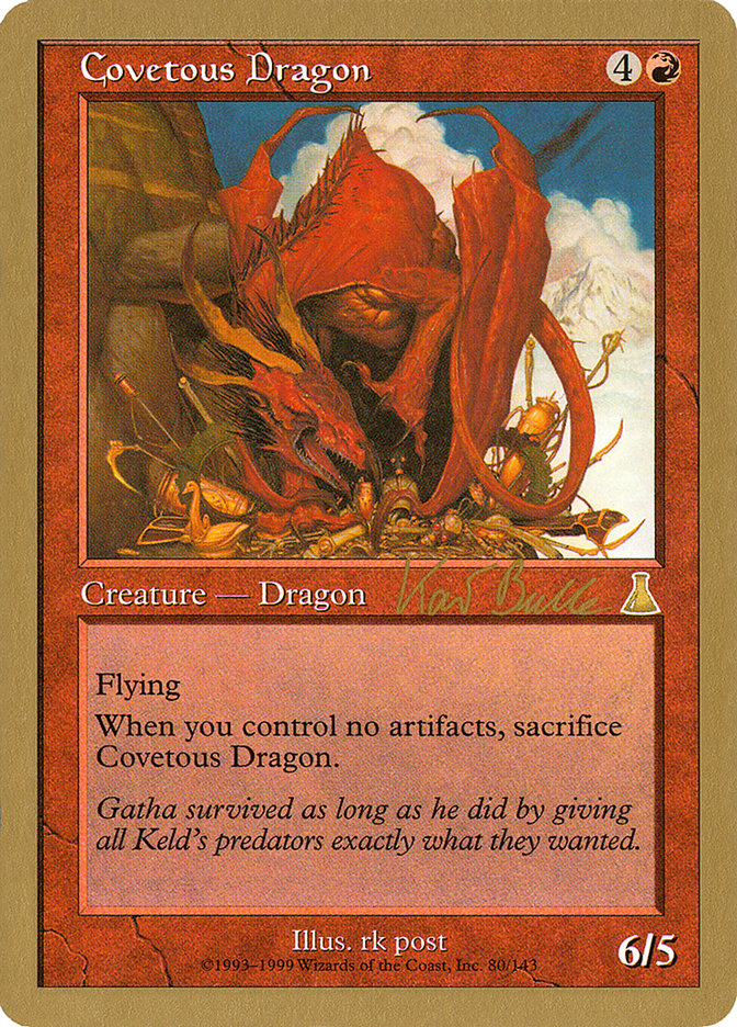 Covetous Dragon (Kai Budde) [World Championship Decks 1999] | Gear Gaming Bentonville