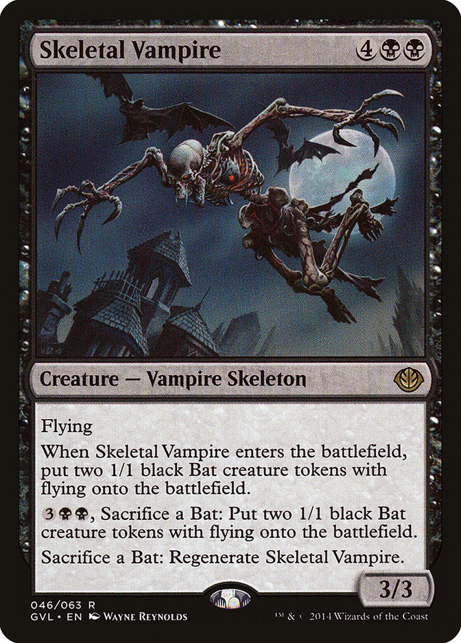 Skeletal Vampire (Garruk vs. Liliana) [Duel Decks Anthology] | Gear Gaming Bentonville