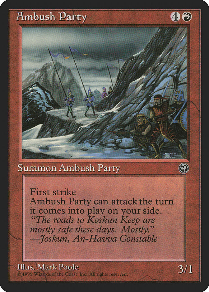 Ambush Party (Joskun Flavor Text) [Homelands] | Gear Gaming Bentonville