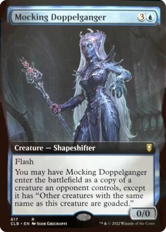 Mocking Doppelganger (Extended Art) [Commander Legends: Battle for Baldur's Gate] | Gear Gaming Bentonville