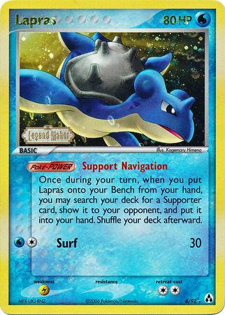 Lapras (8/92) (Stamped) [EX: Legend Maker] | Gear Gaming Bentonville