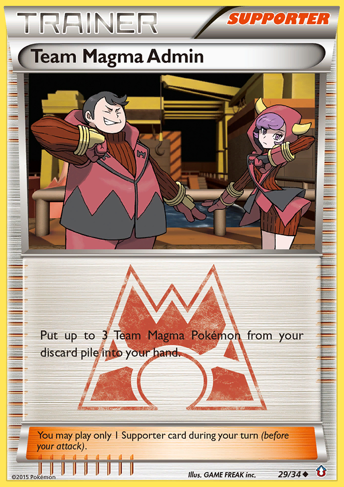 Team Magma Admin (29/34) [XY: Double Crisis] | Gear Gaming Bentonville