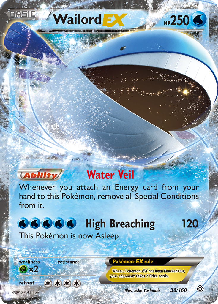 Wailord EX (38/160) [XY: Primal Clash] | Gear Gaming Bentonville