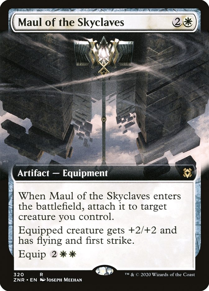 Maul of the Skyclaves (Extended Art) [Zendikar Rising] | Gear Gaming Bentonville