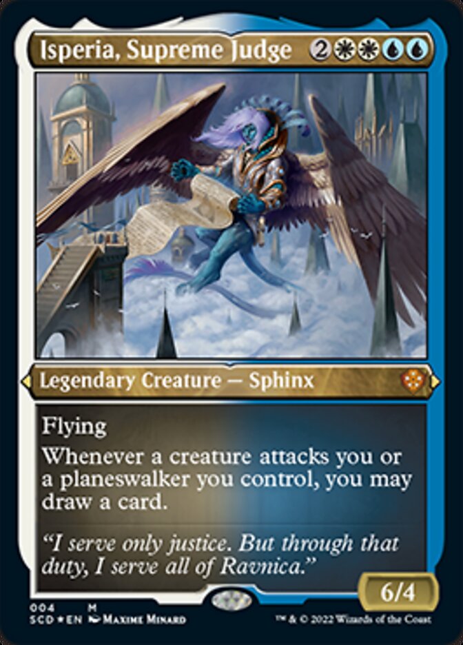 Isperia, Supreme Judge (Foil Etched) [Starter Commander Decks] | Gear Gaming Bentonville