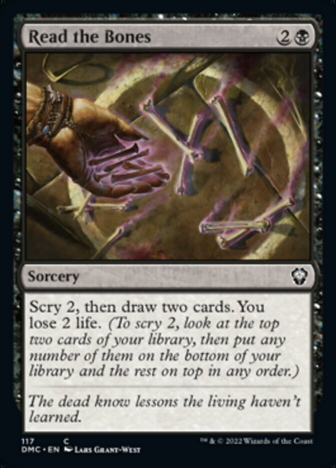 Read the Bones [Dominaria United Commander] | Gear Gaming Bentonville