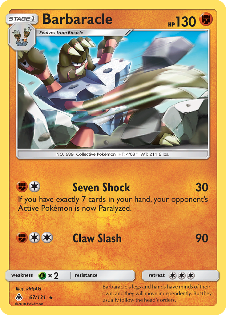 Barbaracle (67/131) [Sun & Moon: Forbidden Light] | Gear Gaming Bentonville