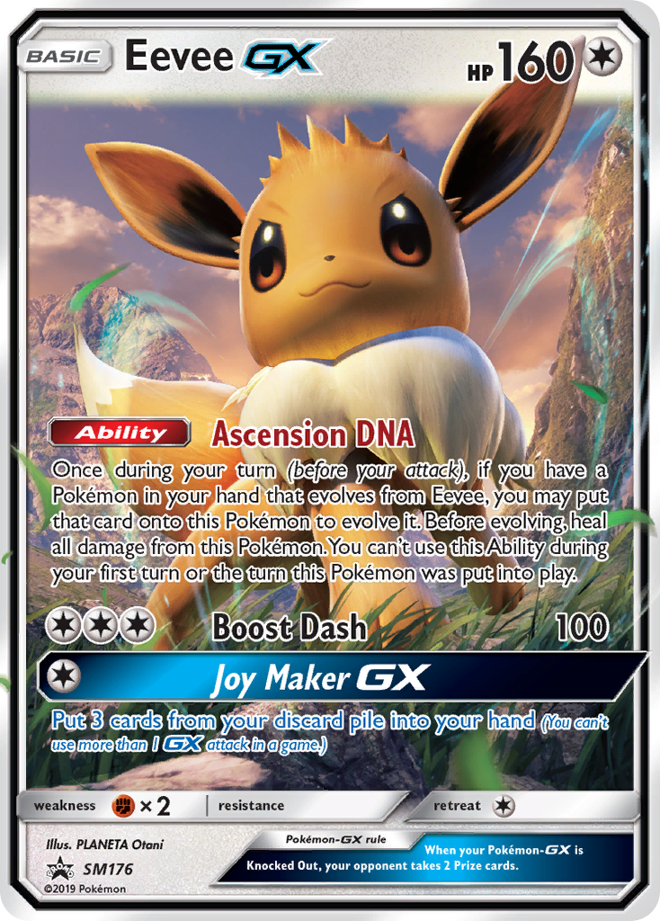 Eevee GX (SM176) (Jumbo Card) [Sun & Moon: Black Star Promos] | Gear Gaming Bentonville