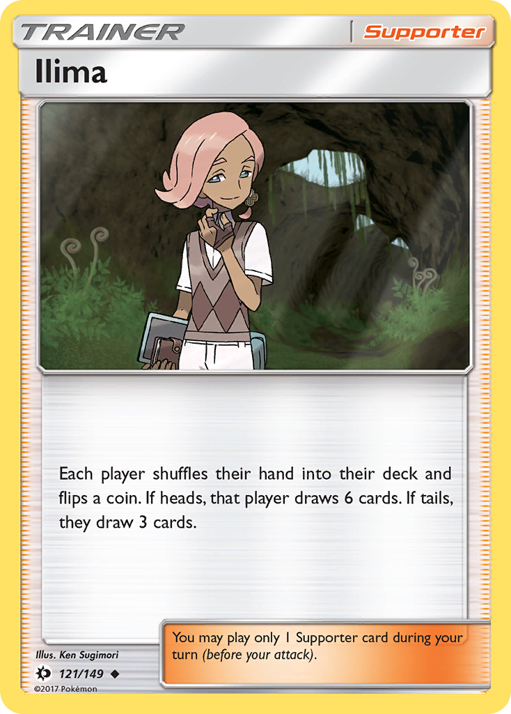 Ilima (121/149) [Sun & Moon: Base Set] | Gear Gaming Bentonville