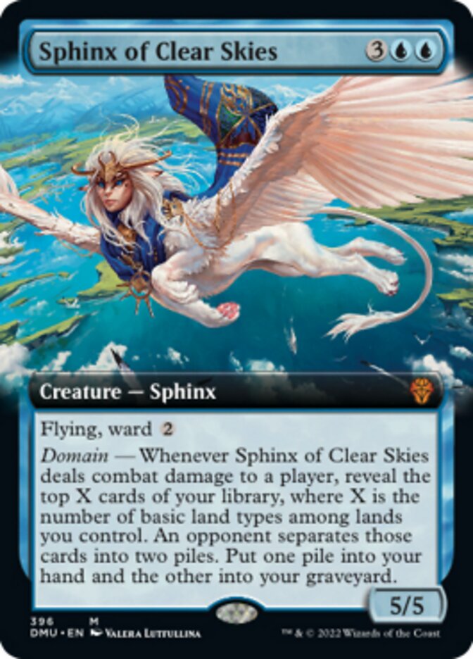 Sphinx of Clear Skies (Extended Art) [Dominaria United] | Gear Gaming Bentonville