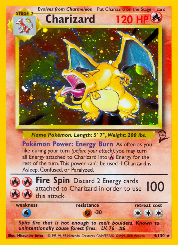 Charizard (4/130) [Base Set 2] | Gear Gaming Bentonville