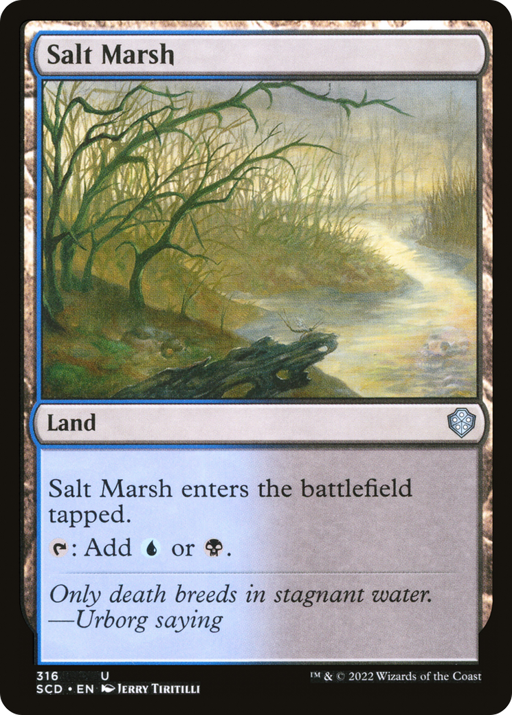 Salt Marsh [Starter Commander Decks] | Gear Gaming Bentonville