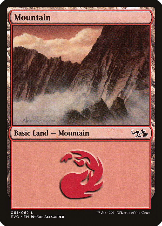 Mountain (61) (Elves vs. Goblins) [Duel Decks Anthology] | Gear Gaming Bentonville