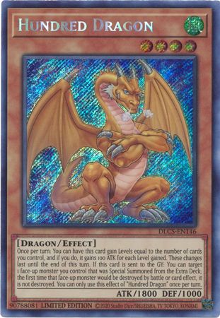 Hundred Dragon [DLCS-EN146] Secret Rare | Gear Gaming Bentonville