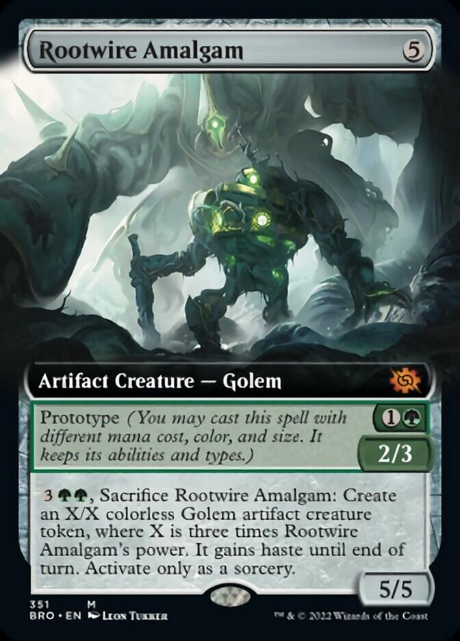 Rootwire Amalgam (Extended Art) [The Brothers' War] | Gear Gaming Bentonville