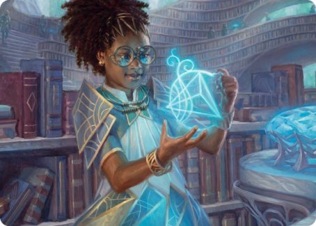 Zimone, Quandrix Prodigy Art Card [Strixhaven: School of Mages Art Series] | Gear Gaming Bentonville