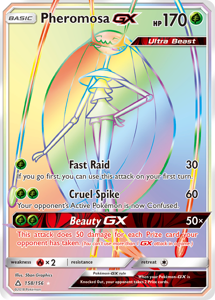 Pheromosa GX (158/156) [Sun & Moon: Ultra Prism] | Gear Gaming Bentonville